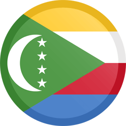 Flag of Comoros - Button Round