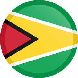 Flag of Guyana - Button Round