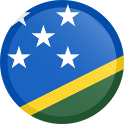 Flag of the Solomon Islands - Button Round