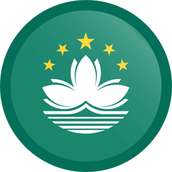 Flag of Macao - Button Round