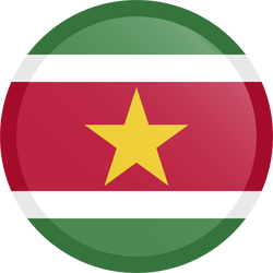 Flag of Suriname - Button Round