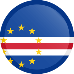 Flag of Cape Verde - Button Round