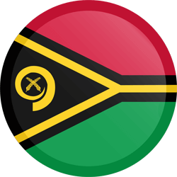 Flag of Vanuatu - Button Round