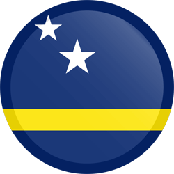 Flag of Curacao - Button Round