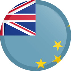 Flag of Tuvalu - Button Round