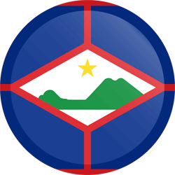 Flag of St. Eustatius - Button Round
