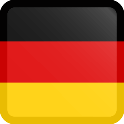 Flag of Germany - Button Square