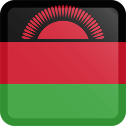 Flag of Malawi - Button Square