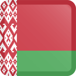 Flag of Belarus - Button Square