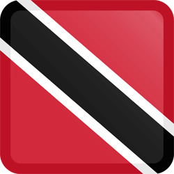 Flag of Trinidad and Tobago - Button Square