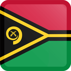 Flag of Vanuatu - Button Square