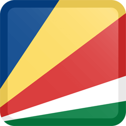Flag of the Seychelles - Button Square