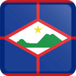 Flag of St. Eustatius - Button Square