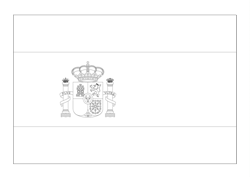 Flag of Spain - A4