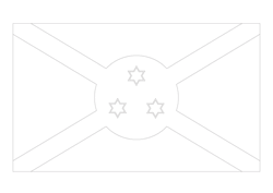 Flag of Burundi - A4