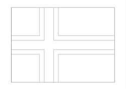 Flag of Norway - A4