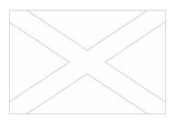 Flag of Scotland - A4