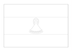 Flag of Lesotho - A4