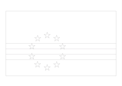 Flag of Cape Verde - A4