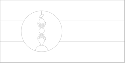 Flag of New Caledonia - A4