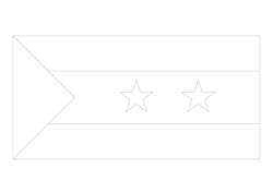 Flag of São Tomé and Príncipe - A4