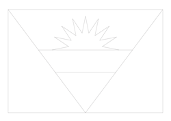 Flag of Antigua and Barbuda - A4