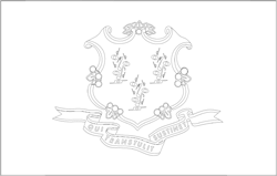 Flag of Connecticut - A4