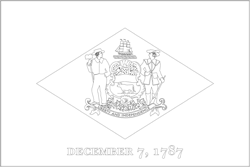 Flag of Delaware - A4