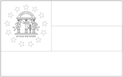 Flag of Georgia - A4