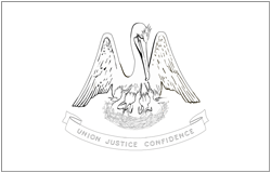 Flag of Louisiana - A4