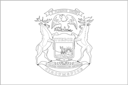 Flag of Michigan - A4
