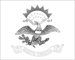 Flag of North Dakota - A4