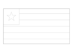 Vlag van Liberia - A4