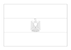 Vlag van Egypte - A4