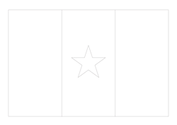 Vlag van Senegal - A4