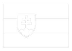 Vlag van Slowakije - A4