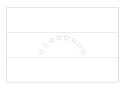 Vlag van Venezuela - A4