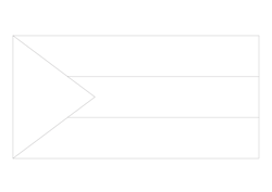 Vlag van Palestina - A4