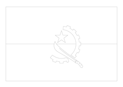 Drapeau de l'Angola - A4