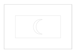 Drapeau des Maldives - A4