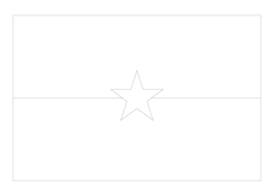 Flagge von Burkina Faso - A4