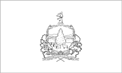 Flagge von Vermont - A4