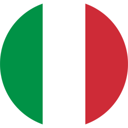 Flag of Italy - Round