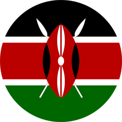 Flag of Kenya - Round