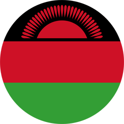 Flag of Malawi - Round