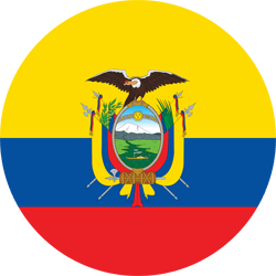 Flag of Ecuador - Round
