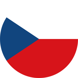 Flag of the Czech Republic - Round