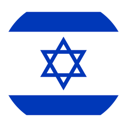Flag of Israel - Round