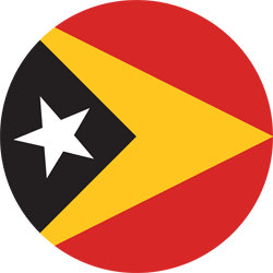 Flag of East Timor - Round