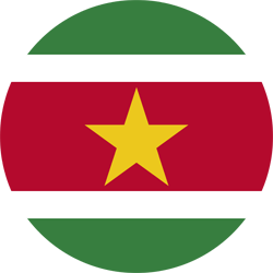 Flag of Suriname - Round